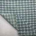 Polyester Lurexy Metallic Yarn Dyed Plaid Tweed Fabric